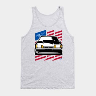 Foxbody Ford Mustang Notch US Flag Tank Top